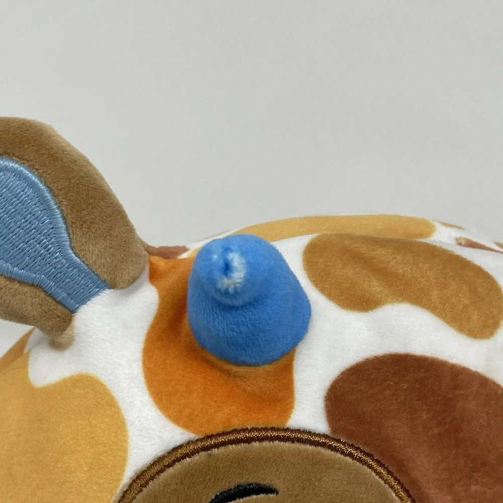 Dream Beams BASIL THE BULL Glow in the Dark Stuffed Plush Toy Squish‎ Happy Line